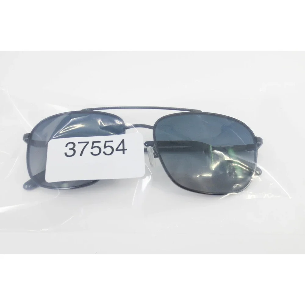 RMS 20219 Black Aviator Sunglasses Blue Gradient Lens Metal Frame 60-17-145